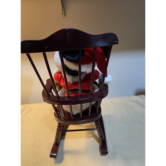 Disney Animated Rockin Santa Mickey Mouse Reads Twas the Night Before Christmas - Picture 5 of 9